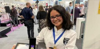 Joven venezolana triunfa como National Champion en una de las competencias de estudiantes de cocina más importantes de Inglaterra