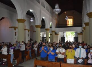 Periodistas aragüeños asistieron a misa de acción de gracias para celebrar su día