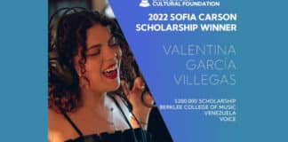 Venezolana es galardonada con Beca Prodigio «Sofía Carson» para estudiar música en Berklee College