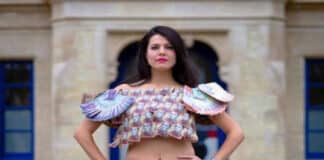 Venezolana en Reino Unido diseñó «vestido de la hiperinflación» con bolívares devaluados