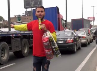Barquisimetano en Perú es tendencia por trabajar en las calles de Lima y hacer reportes como “Chamo Noticias”