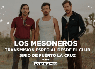 EN VIVO| ¡Conéctate a la transmisión especial y disfruta del concierto de Los Mesoneros en el Club Sirio de Puerto la Cruz!