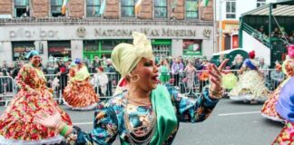 El calipso de El Callao llegó hasta Irlanda para celebrar el Día de San Patricio