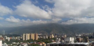 Caracas parcialmente nublada Inameh