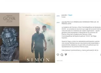 Película “Simón” representará a Venezuela en los Premios Goya 2024: El director Diego Vicentini ofrece detalles
