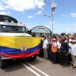Camiones frontera intercambio comercial Colombia