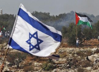 israel-palestinian-flagsAP08100306412