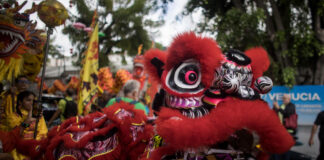 Celebración del Año Nuevo chino en Caracas