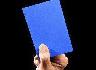 Tarjeta azul