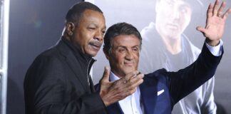 Sylvester Stallone Carl Weathers Apollo Creed Rocky Balboa