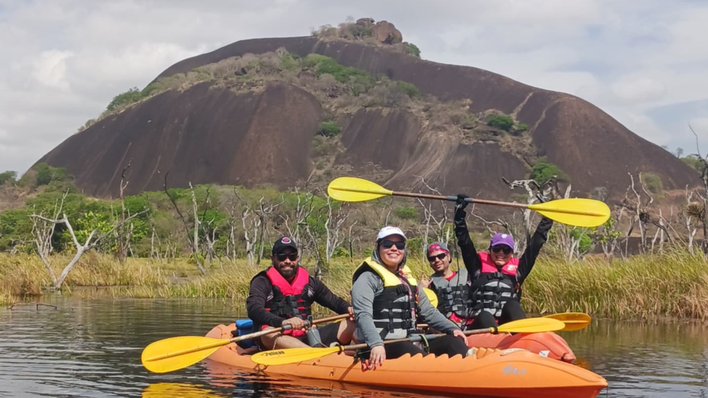 El kayak, turismo acuático en Guayana