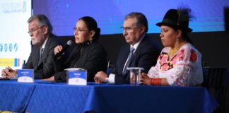 CNE Ecuador Diana Atamaint 21.04.2024