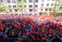 PSOE simpatizantes Pedro Sánchez 27.04.2024
