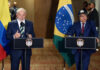 Declaración conjunta de los presidentes de Colombia y Brasil en Bogotá Petro Lula