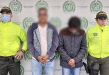 Colombia banda detenidos falsificación