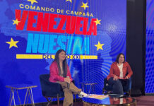 Genesis Garvett Gabriela Jimenez comando de campaña Maduro