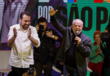 Lula lanza a su candidato en São Paulo para que "los fascistas nunca más vuelvan" al poder