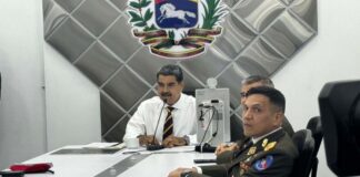 Maduro Cumanacoa puesto de comando