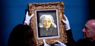 Cabeza de una mujer Van Gogh