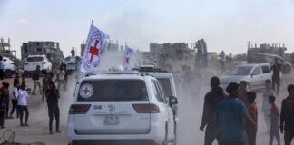Cruz Roja Gaza Hamás referencial
