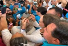 Llegada María Corina Machado Lara